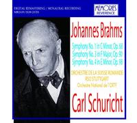 シューリヒト指揮 ブラームス:交響曲第1番 3番 4番