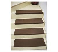 1/3/5/10 Piezas de Alfombra Bordada Luminosa for escaleras, Antideslizante, autoadhesiva, for Entrada(Style-4,10pcs 70x22x4.5)
