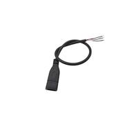 1/3/5 Uds 2 cables 4 tipo C USB macho hembra Cable de alimentación conector de soldadura extensión de USB-C reparación DIY 0,3 M 1M 2M(4Pin Female 30CM,5Pcs)
