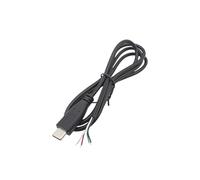 1/3/5 Uds 2 cables 4 tipo C USB macho hembra Cable de alimentación conector de soldadura extensión de USB-C reparación DIY 0,3 M 1M 2M(4Pin Male 1M,3Pcs)