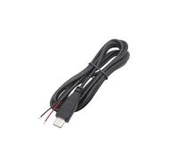 1/3/5 Uds 2 cables 4 tipo C USB macho hembra Cable de alimentación conector de soldadura extensión de USB-C reparación DIY 0,3 M 1M 2M(2Pin Male 2M,5Pcs)
