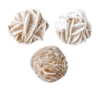 1/3/6/9 Piezas Piedra De Cris-tal De Rosa Del Desierto Natural - Piedra De Amor De Rosa Del Desierto De Yeso Única | Muestra De Cris-tal Mineral De Selenita Curativa Piedra En Bruto De Racimo