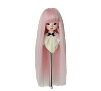 1/3 BJD Doll Wig Hair,for 21-23cm Head Circumference,Artificial Soft High Temperature Silk Wig for 1/3 Dolls Y94