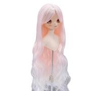 1/3 BJD Doll Wig Hair,for 21-23cm Head Circumference,Artificial Soft High Temperature Silk Wig for 1/3 Dolls Y473