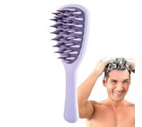 1/3 Cepillo De Champú Cepillo Limpiador Para Cuero Cabello, Cepillo Limpiador Contra La Caspa | Masajeador De De Mango Largo, Cepillo De , Fuera De Cuidado Capilar, Exfoliante