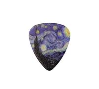 1/3 púas de guitarra artísticas con diseño de cielo de estrellas para bajo, ukelele, instrumento, guitarra, accesorios musicales, acústicos
