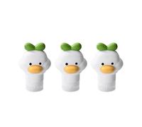 1/3 Uds. Contenedor De Viaje Pato Encantador Botellas Viaje Artículos Tocador Botella Cosmética Vacía Para Crema