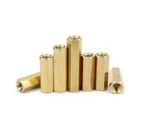 1~30 piezas de latón para placa base, separadores de PCB, pernos de columna hueca, M2, M3, M4, espaciadores, pernos hexagonales, tornillos, tuercas de cobre, pilares(29mm (5Pcs),M4)