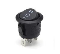 1~300 Uds KCD1 interruptor basculante LED redondo 2/3Pin ON-OFF-ON 2/3 posición 6A/250VAC 10A/125VAC SPST 23mm interruptores de botón de coche(Army green,10 pieces)