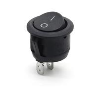 1~300 Uds KCD1 interruptor basculante LED redondo 2/3Pin ON-OFF-ON 2/3 posición 6A/250VAC 10A/125VAC SPST 23mm interruptores de botón de coche(Beige,200 pieces)