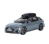 1 32 Audi RS6 Avant Aleación Station Wagon Modelo De Coche Diecast Metal Deportes Modelo De Coche Adornos De Exhibición Mini Modelo Vehicular(Gray)