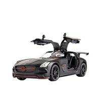 1 32 For Benzs SLS AMG-GT Die Modelo Modelo Modelo Modelo DE ZINZ Casting Toy DE Juguete DE NIÑOS Regalo Miniaturas De Automoción(Negro)