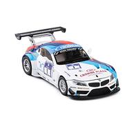 1 32 for BMW Z4 IM GT3 Le Mans Aleación Diecast Modelo Free Wheeling High Light Sport Racing Car Toy Miniaturas De Automoción