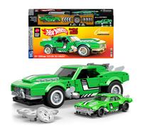 Mattel Brick Shop Hot Wheels Custom '68 Camaro Speed Series, 289 piezas, detalles realistas y pegatinas para personalizar, para adultos coleccionistas y niños y niñas a partir de 10 años , JFT17