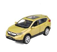1 32 Modelo De Coche De Aleación para Honda CR-V Vehículos Fundidos A Presión Simulación Coche De Juguete En Miniatura(Yellow)