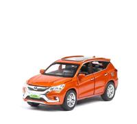 1/32 para Automóvil BYD Song New Energy Metal Fundido A Presión Alta Simulación Todoterreno Modelo De Coche(Naranja)