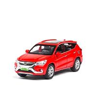 1/32 para Automóvil BYD Song New Energy Metal Fundido A Presión Alta Simulación Todoterreno Modelo De Coche(Rojo)