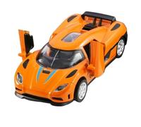 1:32 para Koenigsegg Agera, simulación de Coche Deportivo, Modelo de Metal, luz de Sonido para Coche, Modelo de Coche extraíble(D)