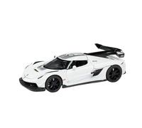 1:32 para Koenigsegg Jesko Attack, Modelo de Coche Deportivo de aleación, Modelo de Coche de Carreras de Metal con Sonido y luz(C)