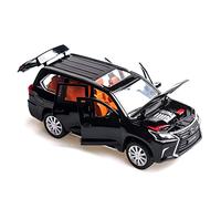 1 32 para Lexus LX570 NX200t Cool Modelo De Simulación De Coche Se Puede Tirar hacia Atrás para Abrir La Puerta Miniaturas De Automoción(Negro)