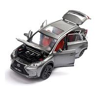 1 32 para Lexus LX570 NX200t Cool Modelo De Simulación De Coche Se Puede Tirar hacia Atrás para Abrir La Puerta Miniaturas De Automoción(Gray)