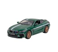 1:32 para M8 MH8 800 Manhart Sports Car Simulación Modelo De Aleación Colección Adorno Decoración Miniaturas De Automoción(Green)
