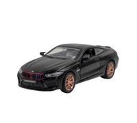 1:32 para M8 MH8 800 Manhart Sports Car Simulación Modelo De Aleación Colección Adorno Decoración Miniaturas De Automoción(Black)