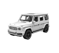 1:32 para Mercedes-Benz AMG G63 Big G Todoterreno Simulación De Coche De Aleación Fundido A Presión Colección De Juguetes En Miniatura(White)