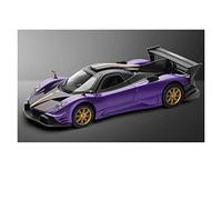 1/32 para Pagani Zonda Revolucion Juguetes De Modelo De Coche Deportivo De Alta Simulación De Metal Fundido A Presión(Purple)