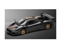 1/32 para Pagani Zonda Revolucion Juguetes De Modelo De Coche Deportivo De Alta Simulación De Metal Fundido A Presión(Negro)