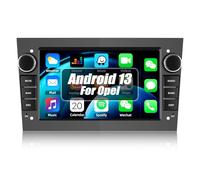 [1+32G] CAMECHO Android 13 Radio Coche para Opel Corsa d/Astra h/Zafira b/Meriva/Vivaro 7 Pulgadas Pantalla Táctil con WiFi/GPS/Bluetooth/USB/FM/MirrorLink-Gris