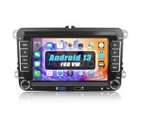 [1+32G] CAMECHO Android 13 Radio Coche para VW Golf 5 Passat Jetta Polo Tiguan Touran Seat, 7 Pulgadas Pantalla Táctil con WiFi/GPS/Bluetooth/USB/FM/MirrorLink
