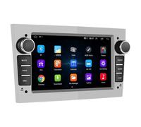 [1+32G] CAMECHO Android 13 Radio de Coche para Opel Corsa d Astra h Zafira b Meriva Vivaro,7 Pulgadas HD Pantalla Táctil con WiFi/Bluetooth/USB/Navi/FM/RDS/Mirror Link-Plata