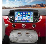 [1+32G] SIXWIN Android 13 Radio Coche para Fiat 500 2007-2015, 7 Pulgadas Pantalla Táctil con WiFi/GPS/Bluetooth/USB/FM/MirrorLink-Negro