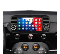 [1+32G] SIXWIN Android 13 Radio Coche para Fiat 500 2007-2015, 7 Pulgadas Pantalla Táctil con WiFi/GPS/Bluetooth/USB/FM/MirrorLink-Negro