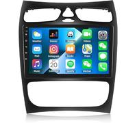 [1+32G] SIXWIN Android 13 Radio Coche para Mercedes Benz C-Klasse W203 C200 C320 C350 CLK W209 S203 A209 con Mirrorlink,9 Pulgadas Pantalla Táctil con Bluetooth/WiFi/GPS/FM/RDS/USB