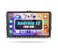 [1+32G] SIXWIN Android 13 Radio Coche para VW Golf 5 Passat Jetta Polo Tiguan Touran Seat, 9 Pulgadas Pantalla Táctil con WiFi/GPS/Bluetooth/USB/FM/MirrorLink