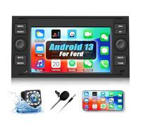 1+32GB SIXWIN Android 13 Radio Coche para Ford C-MAX/Galaxy/Connect/Kuga/Fiesta/S-MAX/Focus/Transit/Fusion/Mondeo,7" Pantalla Táctil con Bluetooth/GPS/FM/WiFi/USB Enlace Espejo+Cámara Visión Trasera