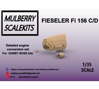 1/35 german FIESELER FI 156 C SUPERDETAILED ENGINE parts MULBERRY SCALE K