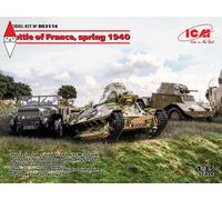 ICM DS3514 1/35 Batalla Of France, Spring 1940 (Panhard 178 AMD-35, Fcm 36 ,