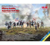 Fierce Battle. American Civil War Union Infantry. Confederate Infantry Set #2