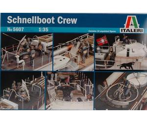 1:35 Italeri EQUIPAGGIO SCHNELLBOOT KIT IT5607 Modellino