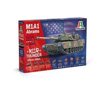 ITALERI 35108 1:35 M1A1 Abrams War Thunder - réplica Fiel, modelismo, Kit de plástico, Manualidades, Hobby, encolado, modelismo, ensamblaje, sin Pintar, Militar