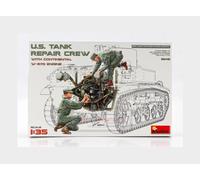 1:35 MINIART Figures Tank Repair Crew With Engine 1945 Kit MA35461
