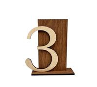 1-35 placas de números mesa madera, letrero boda, señalización recepción, decoración restaurante, accesorios for fotografías fiesta en el jardín Para Bodas(Tables 1-15)