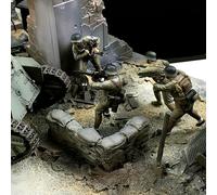 1/35 WWII Chinese Soldier Resin Model Kit Kit de Resina de Soldado sin Pintar y sin Montar (4 Figuras, sin escenografía) //l2i7j8