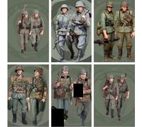 1/35 WWII German Soldier Resin Soldier Model Kit sin Pintar y sin Montar de Resina (12 Figuras) // g8X5z9