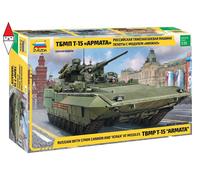 Zvezda Maqueta 1:35 Tanque T-15 Armata Cañón 57 mm y misiles Ataka Kit de plástico ZS3623