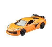 1:36 para Chevrolet Corvette Z06 Simulación Modelo De Coche De Aleación Colección Adorno Decoración Miniaturas De Automoción(Yellow)