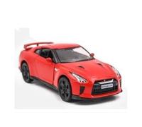 1:36 para Nissan GTR R35 Super Coche simulación Diecast vehículos de Juguete Ciudad aleación modelismo Regalos No Control Remoto Modelos(Rojo)